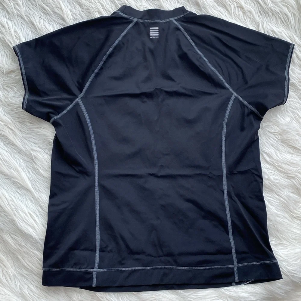 Lands’ End | Black Short Sleeve Rashguard